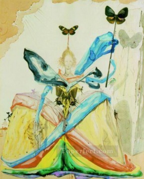The Queen of the Butterflies Surrealist Oil Paintings